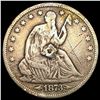 Image 1 : 1873 Arrows Love Token Seated Liberty Half Dollar NICELY CIRCULATED