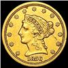 Image 1 : 1856 $2.50 Gold Quarter Eagle CLOSELY UNCIRCULATED