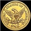 Image 2 : 1856 $2.50 Gold Quarter Eagle CLOSELY UNCIRCULATED