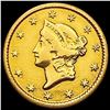 Image 1 : 1851-O Rare Gold Dollar CLOSELY UNCIRCULATED