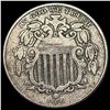 Image 1 : 1866 Rays Shield Nickel LIGHTLY CIRCULATED