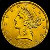 Image 1 : 1906 $5 Gold Half Eagle CHOICE BU