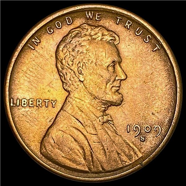 1909-S Wheat Cent CHOICE BU