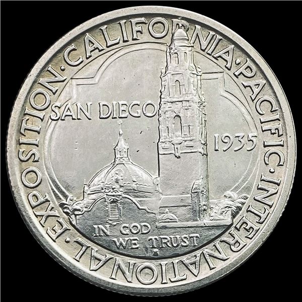 1935-S San Diego Half Dollar GEM BU