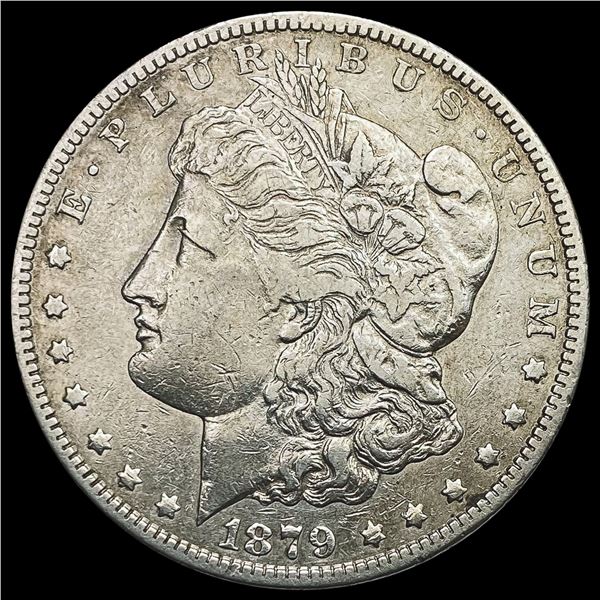 1879-S Rev 78 Morgan Silver Dollar NEARLY UNCIRCULATED