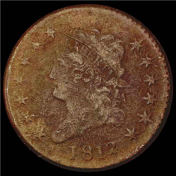 1812 Classic Head Large Cent NICELY CIRCULATED