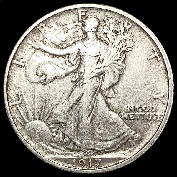 1917 Walking Liberty Half Dollar NEARLY UNCIRCULATED