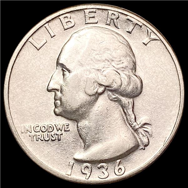1936-D Washington Silver Quarter UNCIRCULATED
