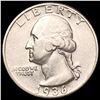 Image 1 : 1936-D Washington Silver Quarter UNCIRCULATED