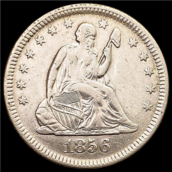 1856 Seated Liberty Quarter CLOSELY UNCIRCULATED