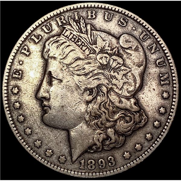 1893 Morgan Silver Dollar LIGHTLY CIRCULATED
