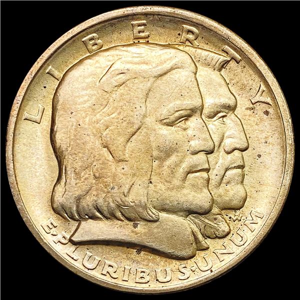 1936 Long Island Half Dollar NEARLY UNCIRCULATED