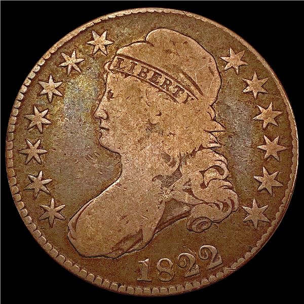 1822 Capped Bust Half Dollar NICELY CIRCULATED