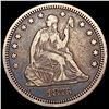Image 1 : 1876-CC Seated Liberty Quarter LIGHTLY CIRCULATED