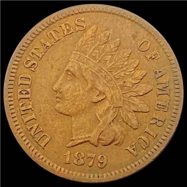 1879 Indian Head Cent ABOUT UNCIRCULATED