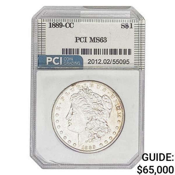 1889-CC Morgan Silver Dollar PCI MS63