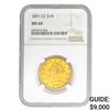 Image 1 : 1891-CC $10 Gold Eagle NGC MS60