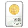 Image 2 : 1861 $20 Gold Double Eagle NGC MS61