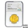 Image 1 : 1932 $10 Gold Eagle NGC MS63