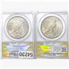 Image 2 : [2]1923 Silver Peace Dollar ANACS MS63