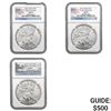 Image 1 : [3]2013 Silver Eagle NGC MS69
