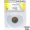 Image 1 : 1949-S Roosevelt Dime ANACS MS66 FSB