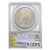 Image 2 : 1922 Silver Peace Dollar ANACS MS63
