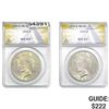 Image 1 : [2]1923 Silver Peace Dollar ANACS MS63