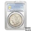 Image 1 : 1891-CC Morgan Silver Dollar PCGS MS62