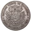 Image 2 : 1911 Venezuela Silver 5 Bolivares NEARLY UNCIRCULATED