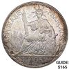 Image 1 : 1906-A French Indochina Silver Piastre CLOSELY UNCIRCULATED