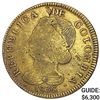 Image 1 : 1836 Colombia Gold 8 Escudos .7616 AGW ABOUT UNCIRCULATED