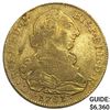Image 1 : 1781-P Colombia Gold 8 Escudos .7616 AGW CLOSELY UNCIRCULATED