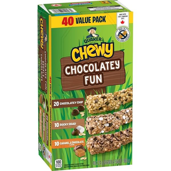 NEW 960G QUAKER CHEWY CHOCOLATEY FUN