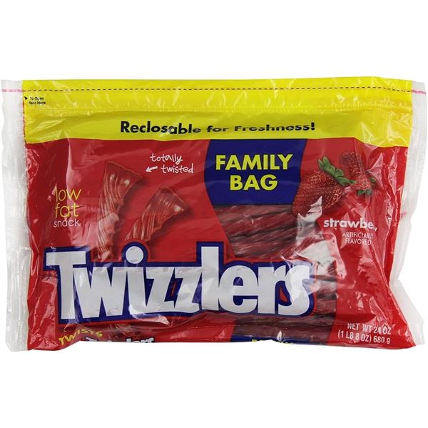 NEW 680G TWIZZLERS STRAWBERRY FAMILY BAG