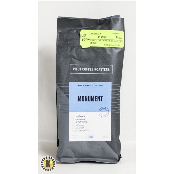 NEW 300G PILOT COFFEE ROASTERS MONUMENT