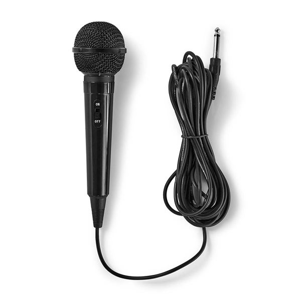 NEW BLACK MICROPHONE WITH MICROPHONE CABLE