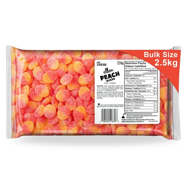 NEW 2.5KG PEACH SLICES