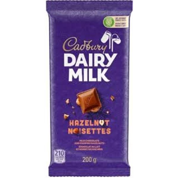 NEW 200G CADBURY DAIRY MILK HAZELNUT