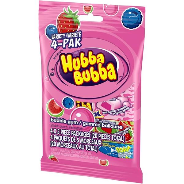 NEW 4 X 5 HUBBA BUBBA VARIETY PACK