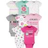 Image 1 : NEW ONESIES BRAND 8 PACK SHORT SLEEVE 0-3 MONTHS