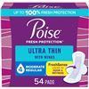 Image 1 : NEW 54 PADS POISE ULTRA THIN REGULAR