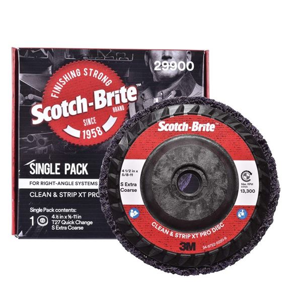 NEW 3M SCOTCH-BRITE SINGLE PACK CLEAN & STRIP DISC