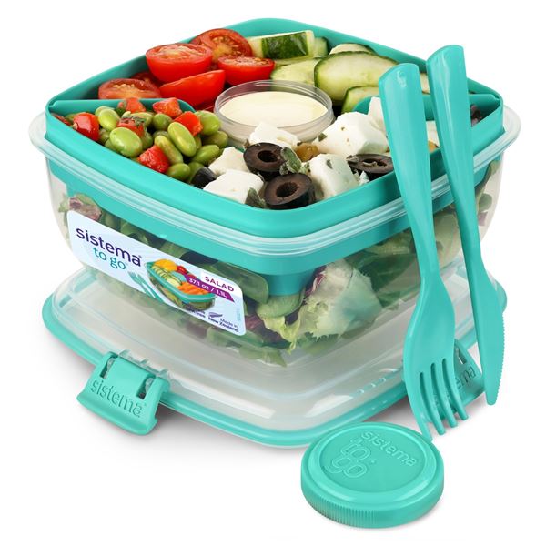 NEW 1.1L SISTEMA TO GO SALAD CONTAINER