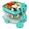 Image 1 : NEW 1.1L SISTEMA TO GO SALAD CONTAINER