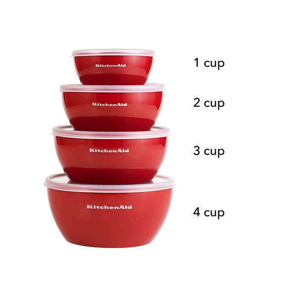 NEW KITCHENAID SET OF 4 PREP BOWLS