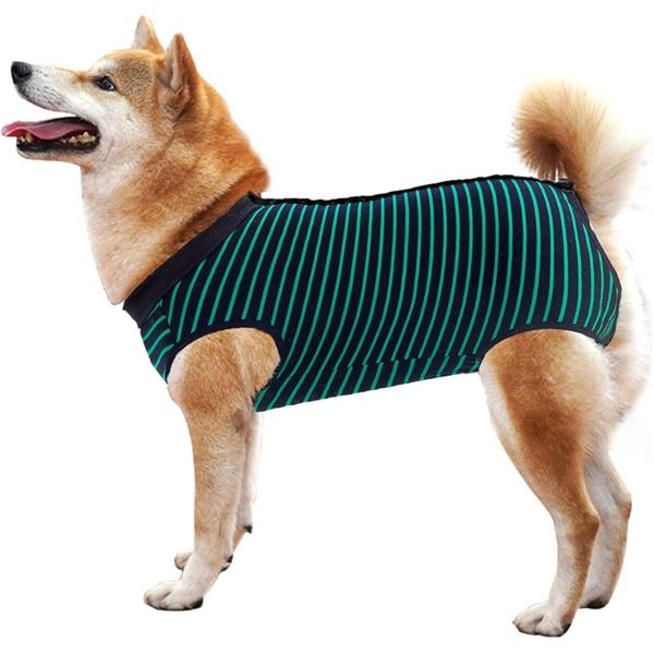 NEW LIANZIAM DOG SURGICAL SUIT GREEN LARGE