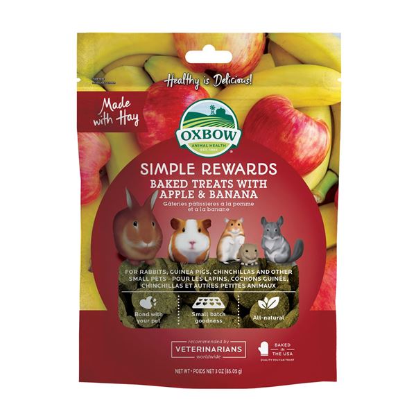 NEW 3 OZ OXBOW SIMPLE REWARDS BAKED TREATS