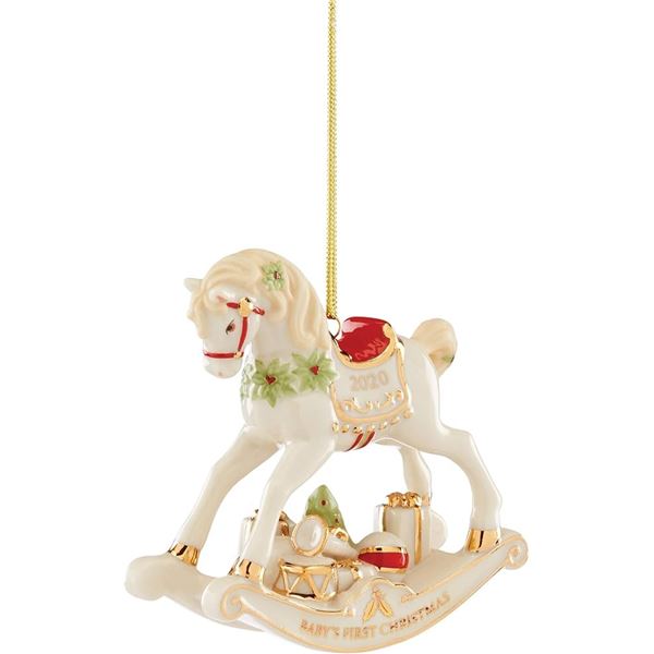 NEW LENOX 2020 VINTAGE ROCKING HORSE ORNAMENT