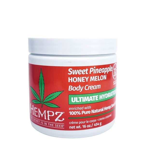 NEW 454G HEMPZ SWEET PINEAPPLE MELON BODY CREAM